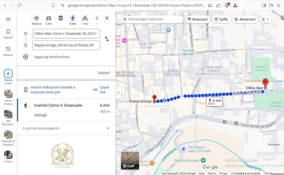 Villino Mari Camere Con Parcheggio Privato Gratuito Ascoli Piceno Luaran gambar